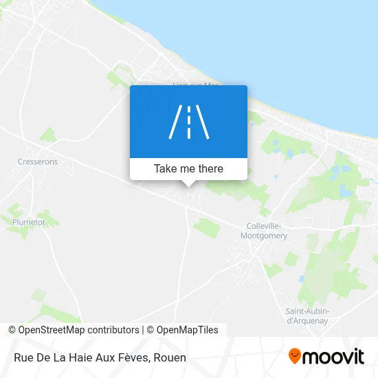 Rue De La Haie Aux Fèves map