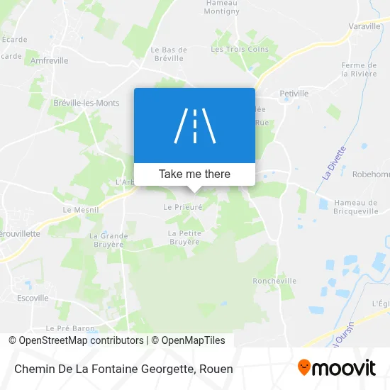 Chemin De La Fontaine Georgette map