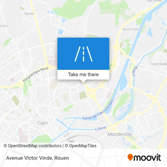 Avenue Victor Vinde map