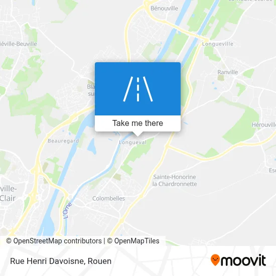 Rue Henri Davoisne map