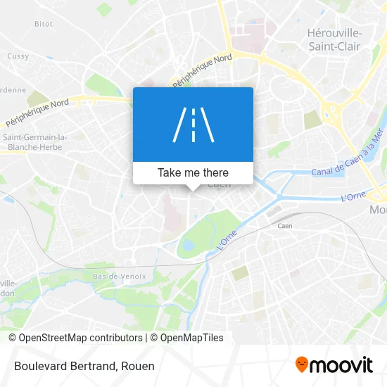 Mapa Boulevard Bertrand