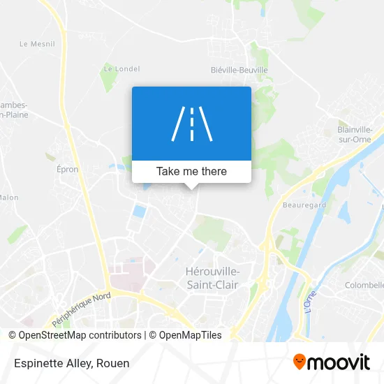 Allée De L'Espinette map