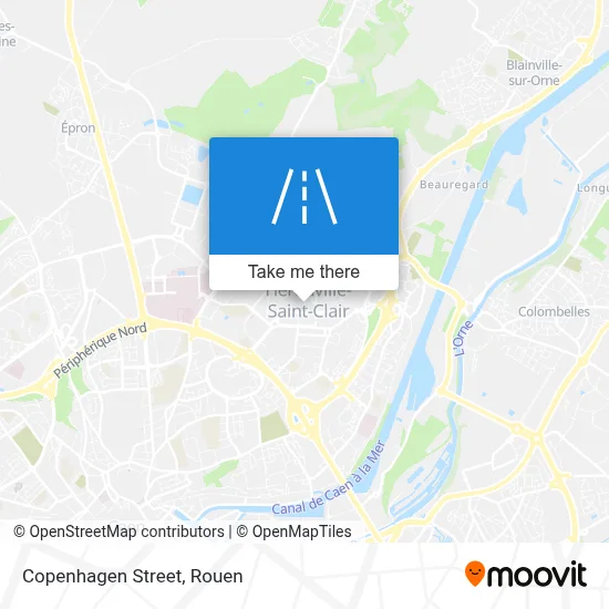 Rue De Copenhague map