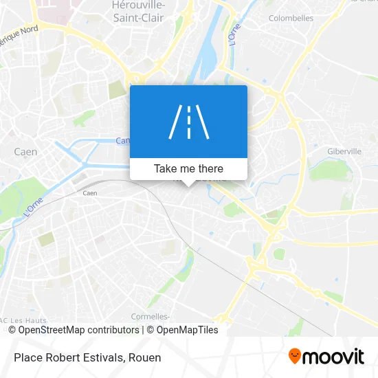 Place Robert Estivals map