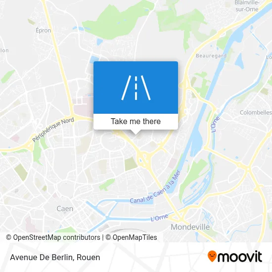 Avenue De Berlin map