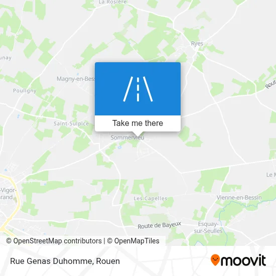 Rue Genas Duhomme map