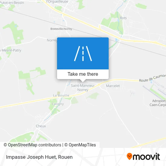 Impasse Joseph Huet map