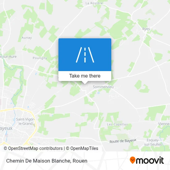 Chemin De Maison Blanche map