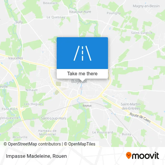 Impasse Madeleine map