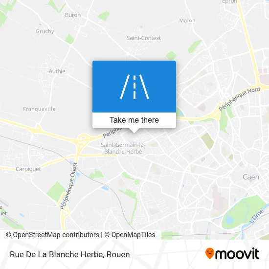 Rue De La Blanche Herbe map