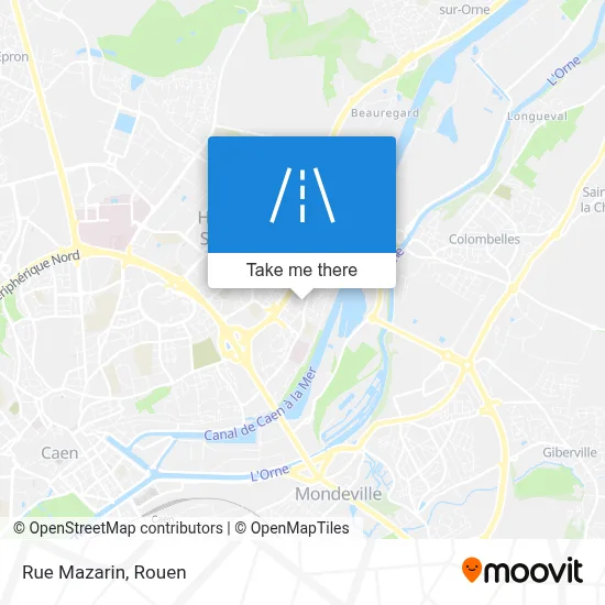 Rue Mazarin map