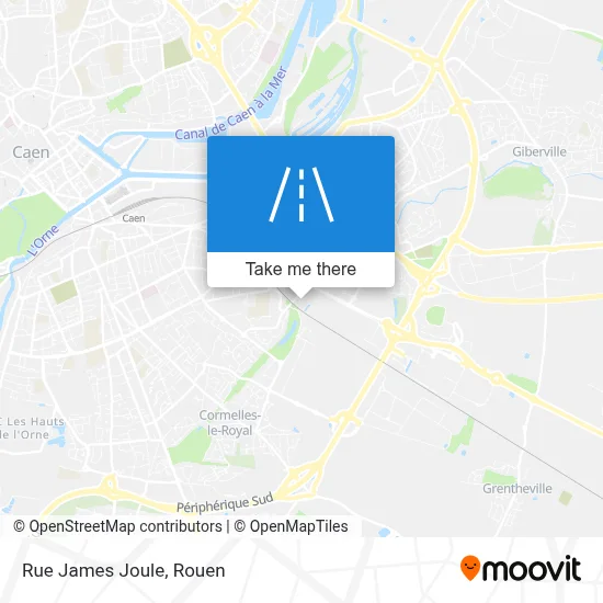 Rue James Joule map