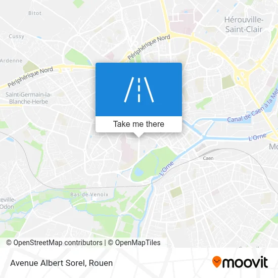 Avenue Albert Sorel map