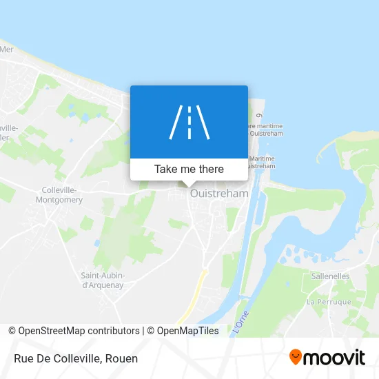 Rue De Colleville map
