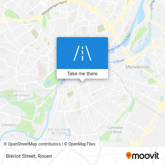 Rue Blériot map