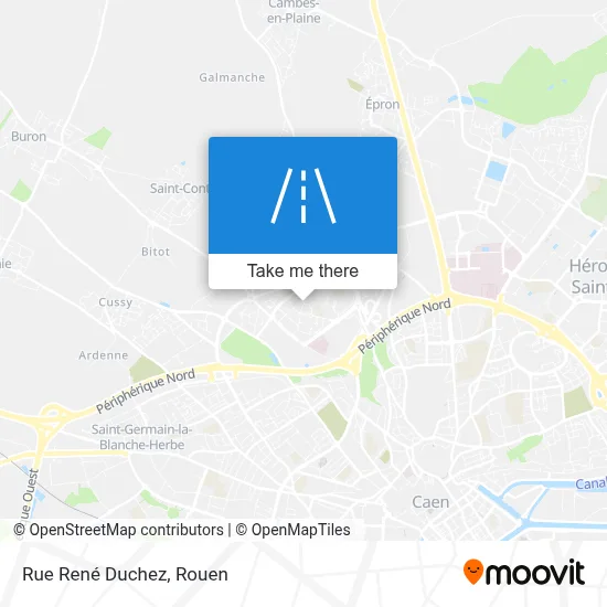 Rue René Duchez map