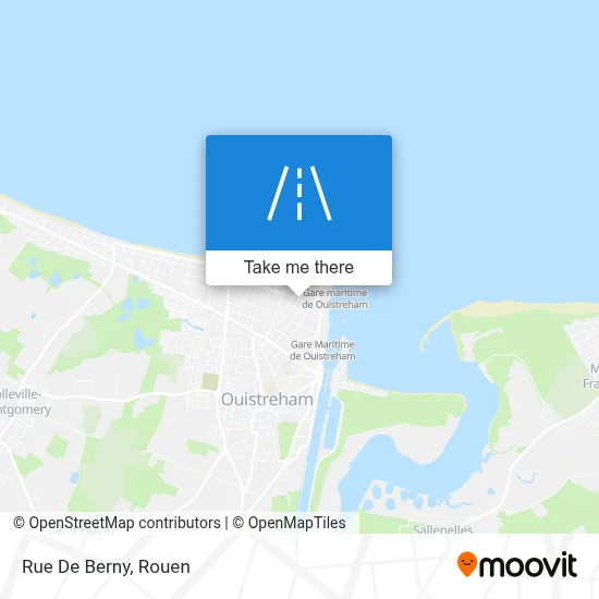 Mapa Rue De Berny