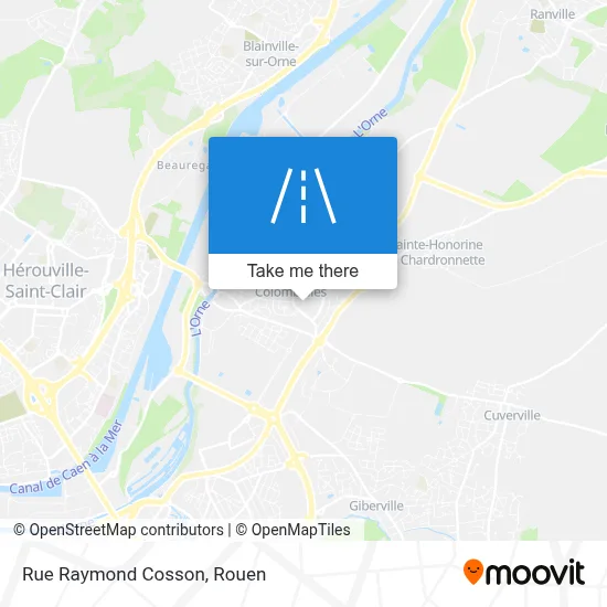 Rue Raymond Cosson map