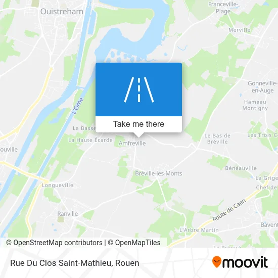 Rue Du Clos Saint-Mathieu map