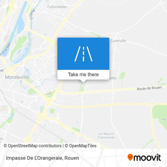 Impasse De L'Orangeraie map