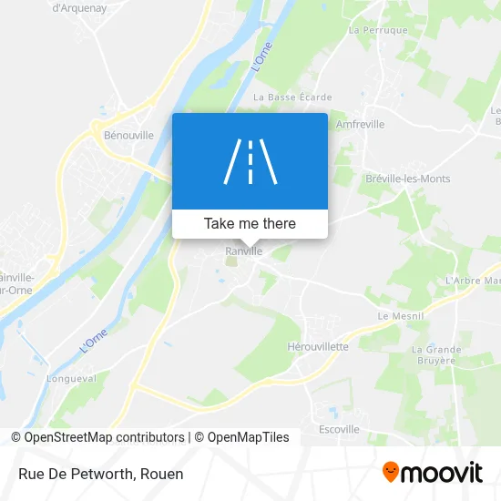 Rue De Petworth map