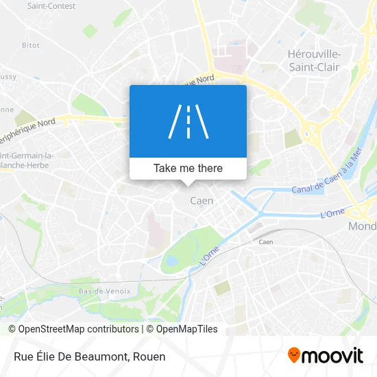 Mapa Rue Élie De Beaumont