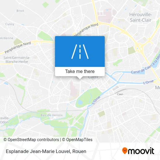 Esplanade Jean-Marie Louvel map