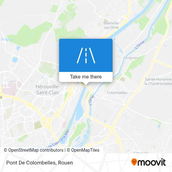Pont De Colombelles map