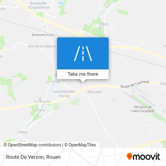 Mapa Route De Verson