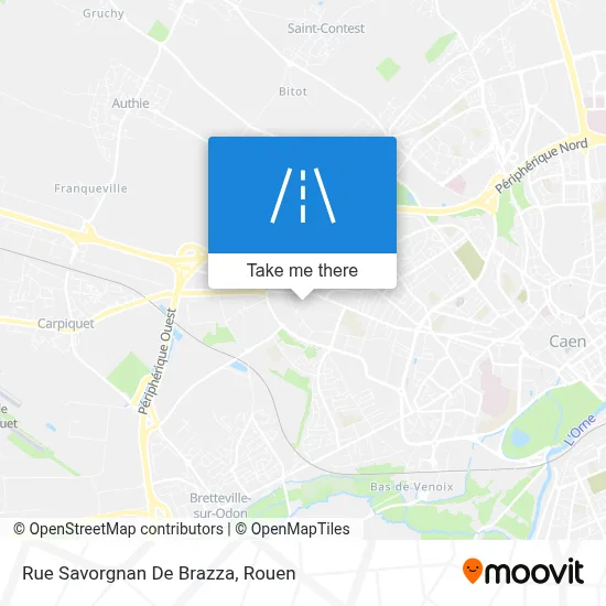 Rue Savorgnan De Brazza map