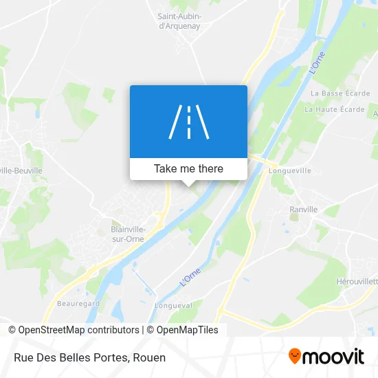 Rue Des Belles Portes map