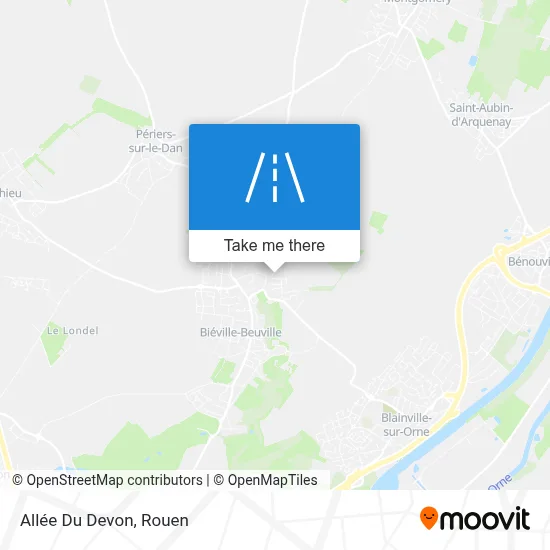 Allée Du Devon map