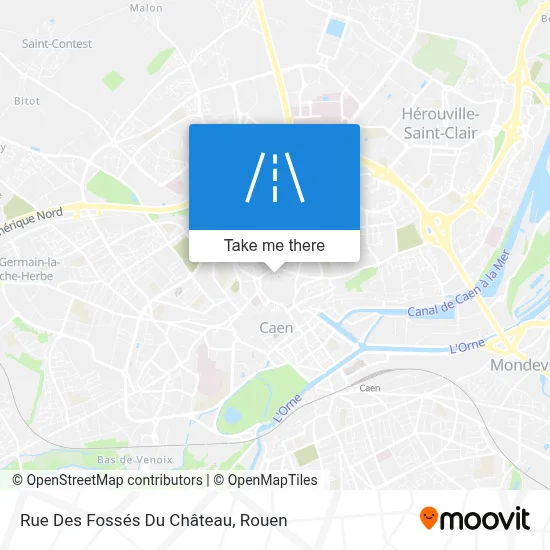 Rue Des Fossés Du Château map