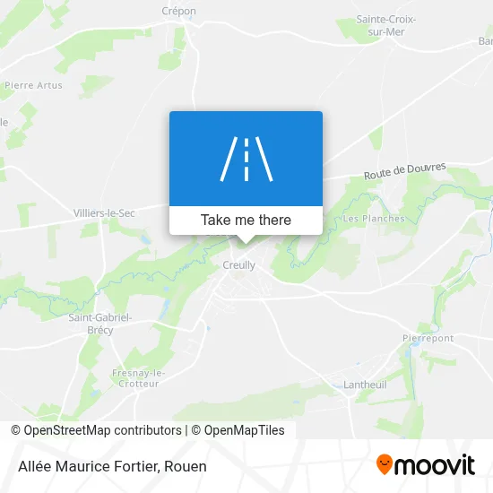 Allée Maurice Fortier map