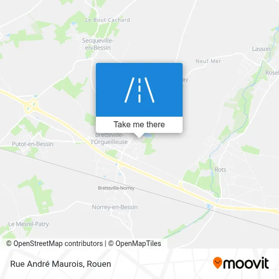 Rue André Maurois map