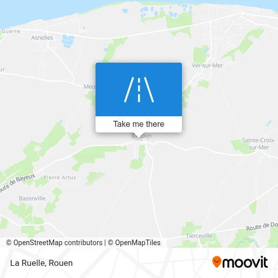 La Ruelle map