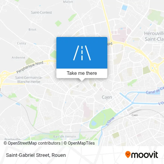 Mapa Rue Saint-Gabriel