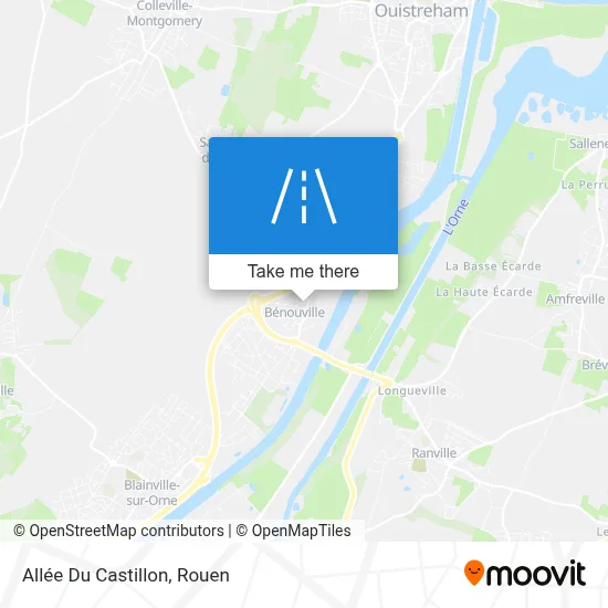 Allée Du Castillon map