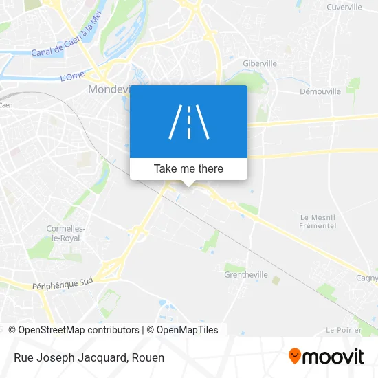 Rue Joseph Jacquard map