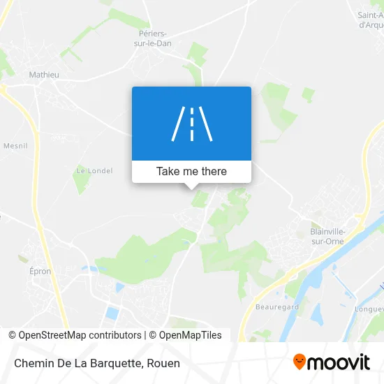 Chemin De La Barquette map