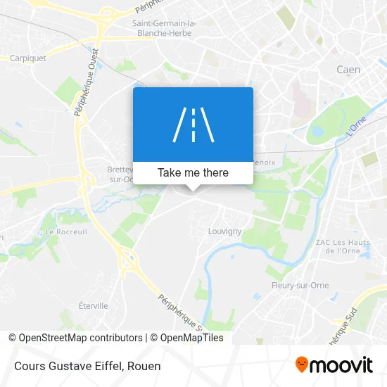 Cours Gustave Eiffel map
