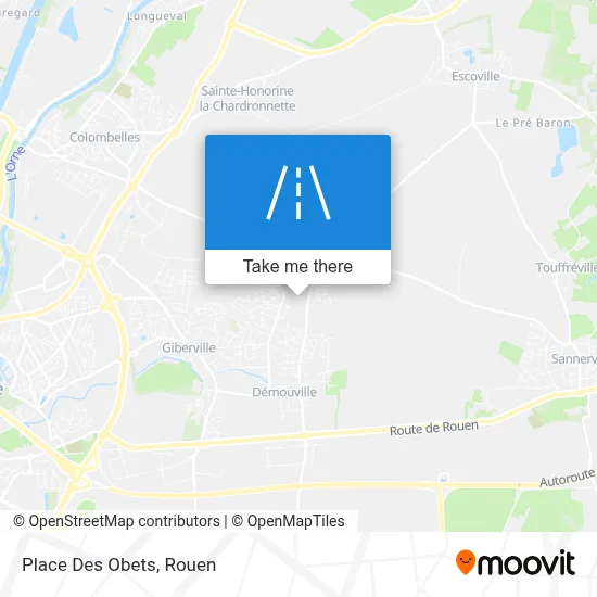 Place Des Obets map