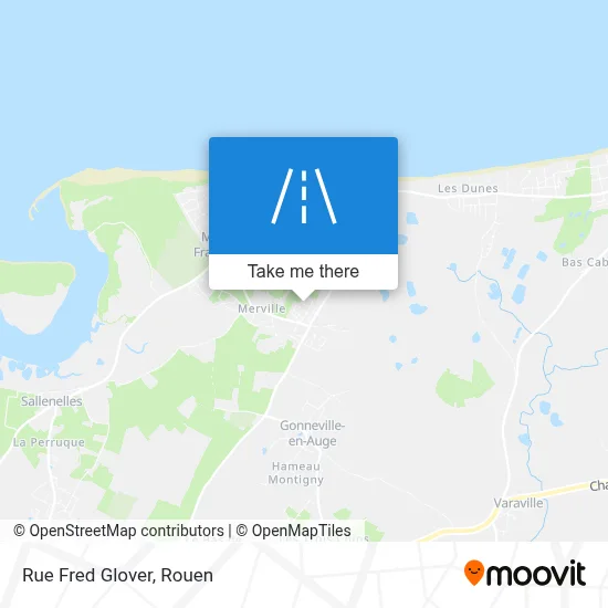 Rue Fred Glover map