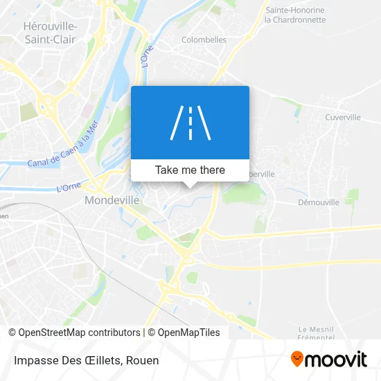 Impasse Des Œillets map