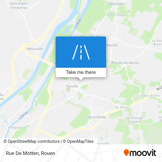 Mapa Rue De Motten