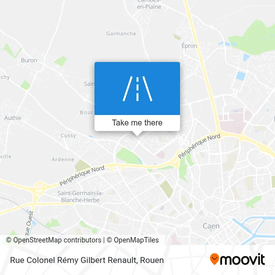 Rue Colonel Rémy Gilbert Renault map