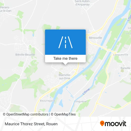 Rue Maurice Thorez map