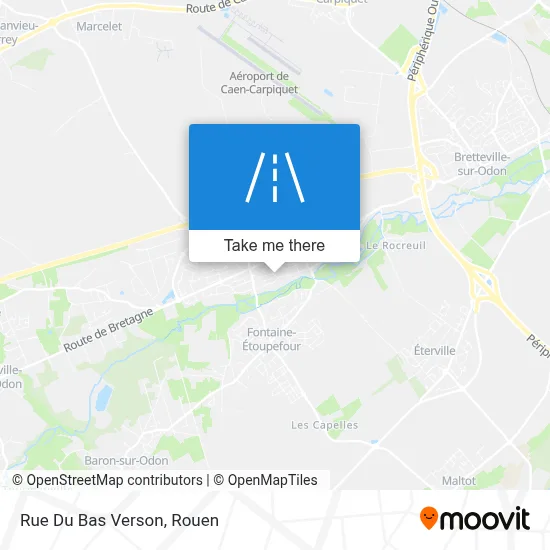 Rue Du Bas Verson map