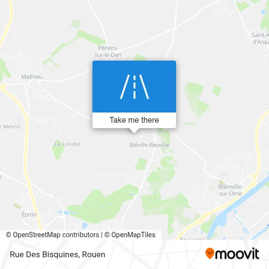 Mapa Rue Des Bisquines
