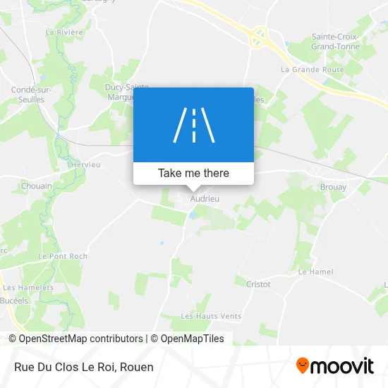 Rue Du Clos Le Roi map